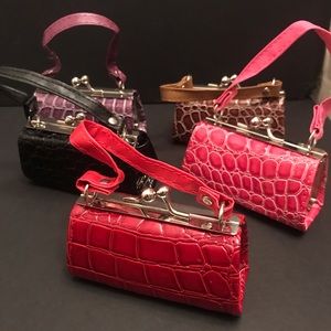 Croco Design Mini Clutch Purse (5)